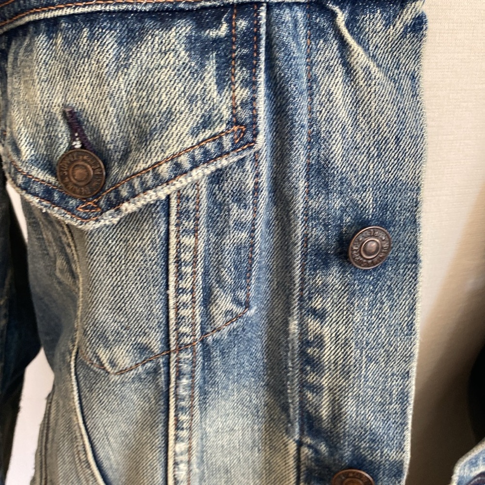 Vintage Ralph Lauren, distressed, jean jacket - Picture 2 of 9